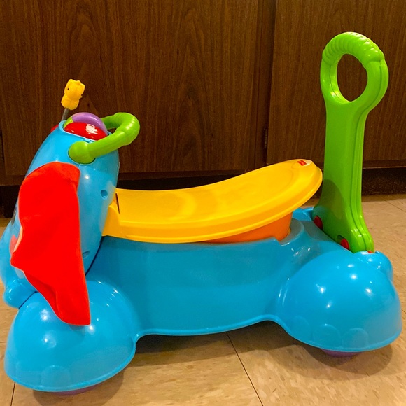Fisher-Price 3-in-1 Bounce, Stride and Ride Elephant - Picture 1 of 2